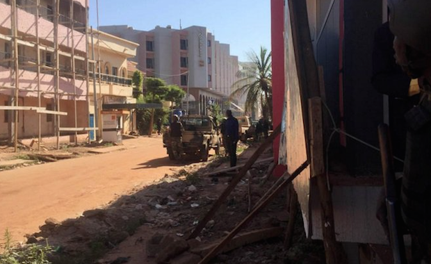 Image from the hotel in Bamako.,bamako, mali, terrorism