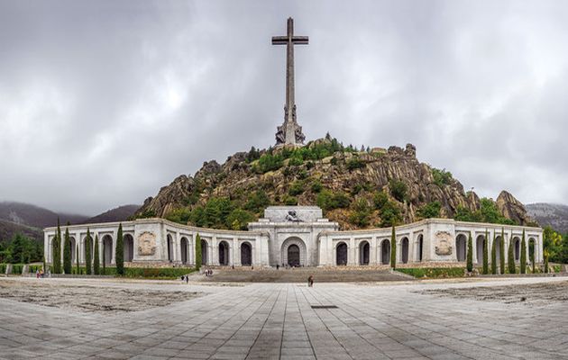 Valley of the Fallen, the grave of Franco in Madrid.,