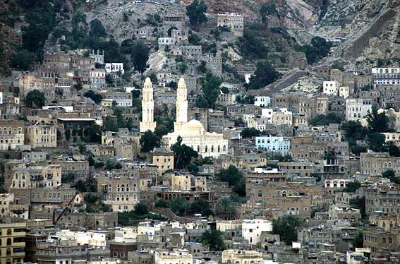 Taiz, in Yemen. / LP,Taiz, Yemen
