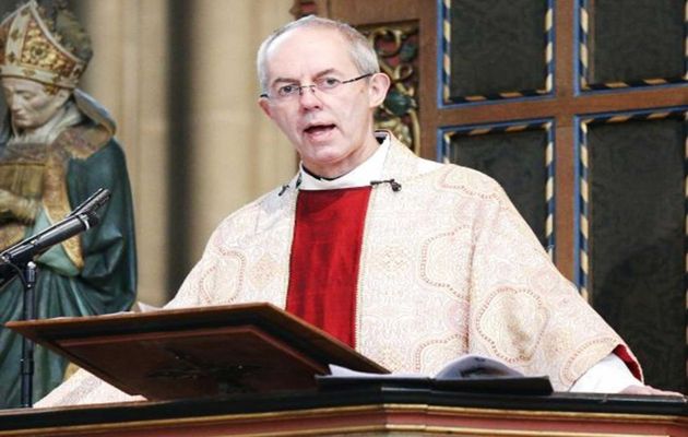 Justin Welby, Archbishop of Canterbury, during his Christmas sermon / AP,