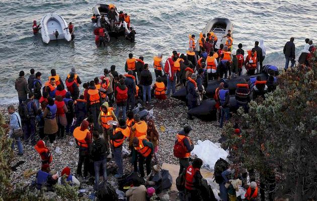 More than 80% of the people arrived in Greece,