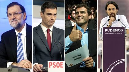 Four candidates for the Spain presidency