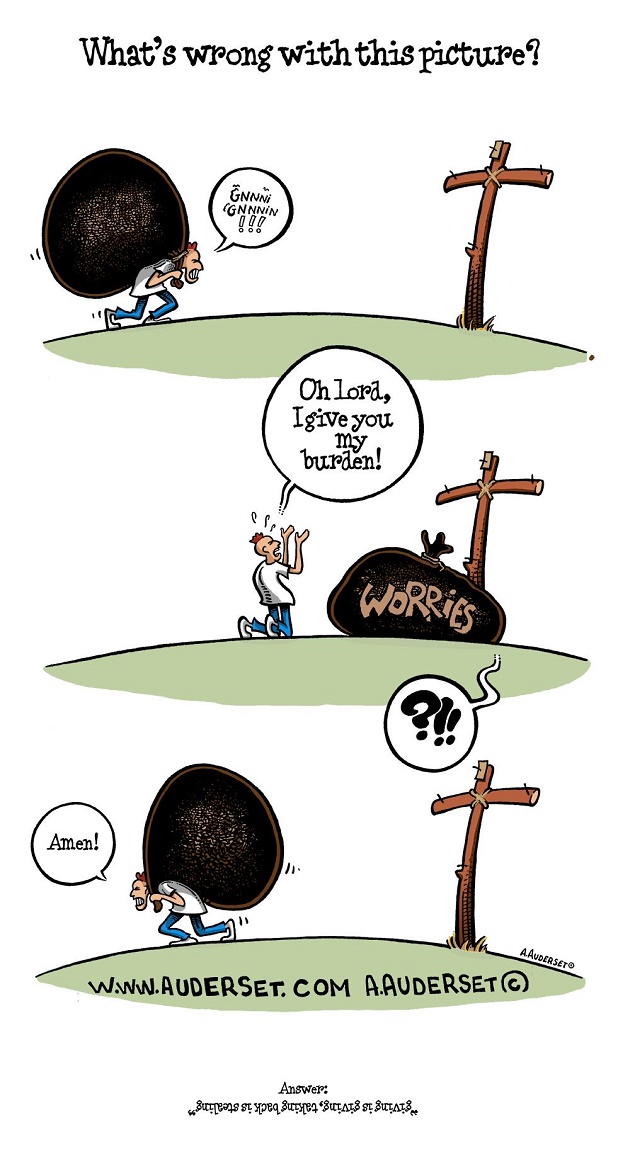 Cartoon: Alain Auderset,alain auderset, comic, cartoon, cross