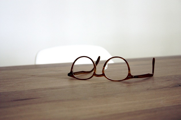 glasses, wood, writer