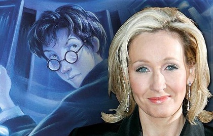 J.K. Rowling, author of the books.