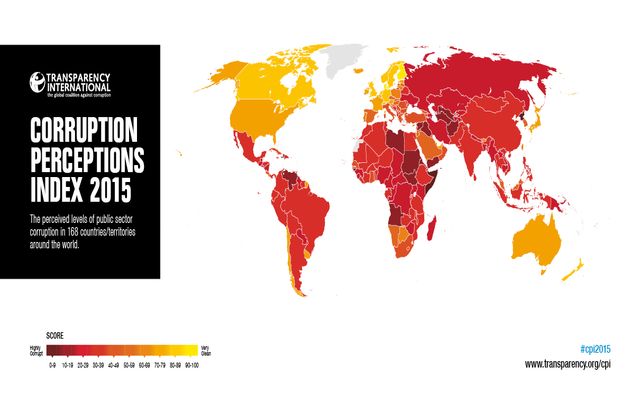 Corruption map / TI,