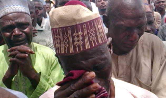 Parents in Chibok lament kidnapping of their daughters. / VOA, Morning Star News.,
