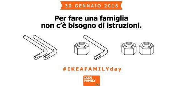 The campaign Ikea Italy launched for their own Family Day on January 30th. / Ikea,ikea, italy, italia gay, lgbt