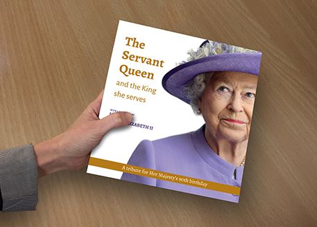 The book will be widely distributed. / CPO,book, queen, faith, bible society, elizabeth