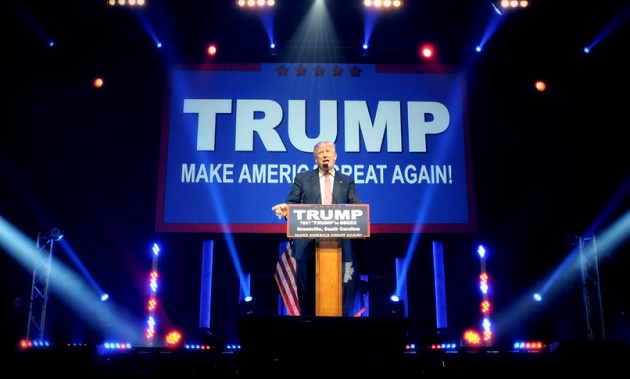 Donald Trump during the campaign.  / Donaldjtrump.com,donald trump, nevada, win, stage