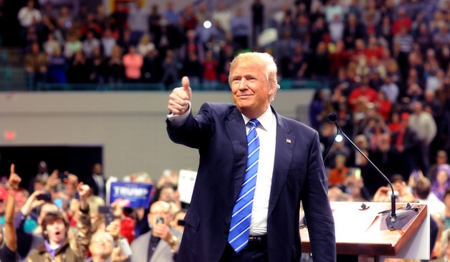 Trump leads among Republicans. / DonaldTrump.com,donald trump