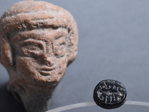 The seal was found during the excavations of Givati, the City of David. /AII,Givati, seal, jerusalem, israel, judah