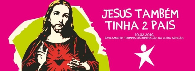 The campaign launched by the BE party in Portugal. / Público,BE, portugla, jesus, dos pais, 