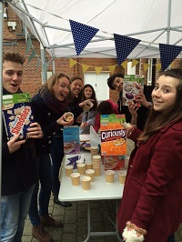 Cereal breakfast offered by Kingston students.