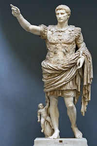 First century AD statue of Caesar Augustus. / Till Niermann