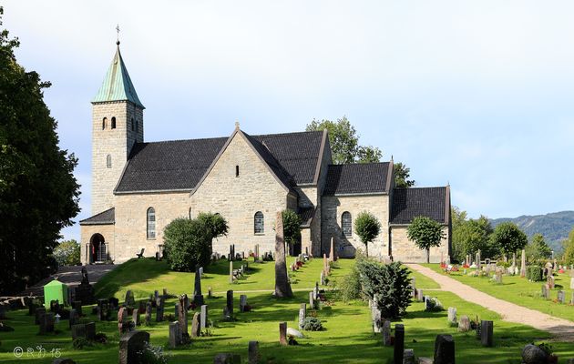 Gjerpen church in Norway,