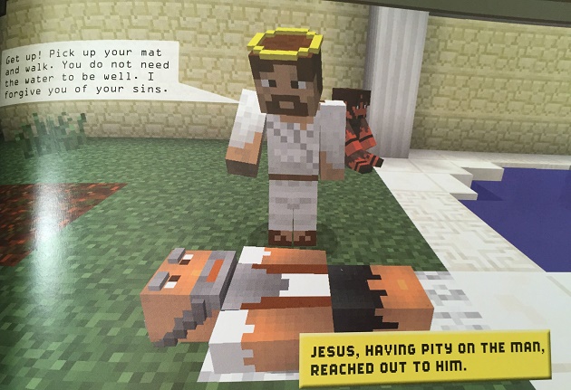 A scene from the book.  / Destructoid,bible, minecraft, book, 