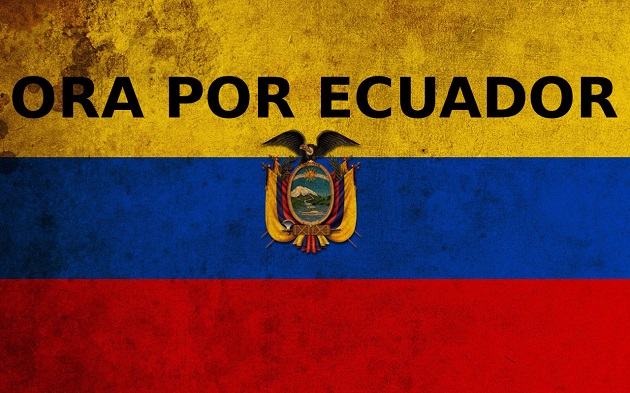 'Pray for Ecuador', in Spanish. Christians in Ecuador, Latina America and across the world are praying for the country after the earthquake. ,ora por ecuador, pray for ecuador, terremoto