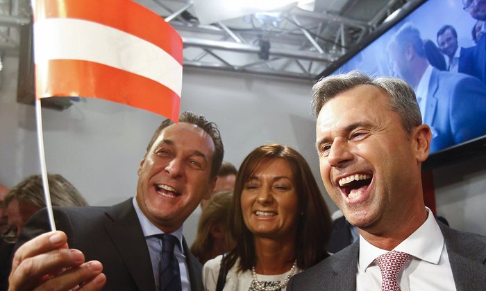 Norbert Hofer (right) had called to ,norbert hofer