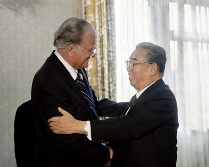 Billy Graham visited Kim Kim Il Sung in 1992.