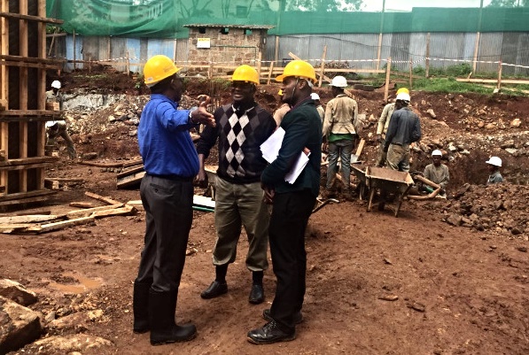 Image of the construction work of the new AEA head quarters in Nairobi. / AEA,african, evangleicals, aea, head quarters, nairobi, evangelical alliance