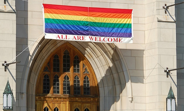 A pro-LGBT Methodist church in the USA. ,UMC, methodists, 