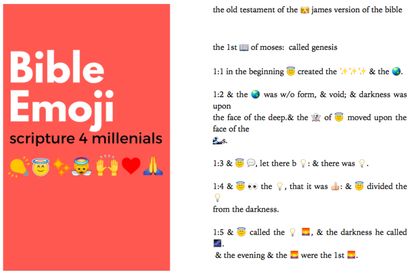 Bible Emoji “Scripture 4 Millennials”