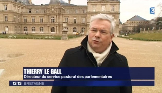 France 3 boroadcasted a report about the role of evangelical pastor Thierry Le Gall in Bretagne. / France 3,thierry le gall, video, France 3, rennes