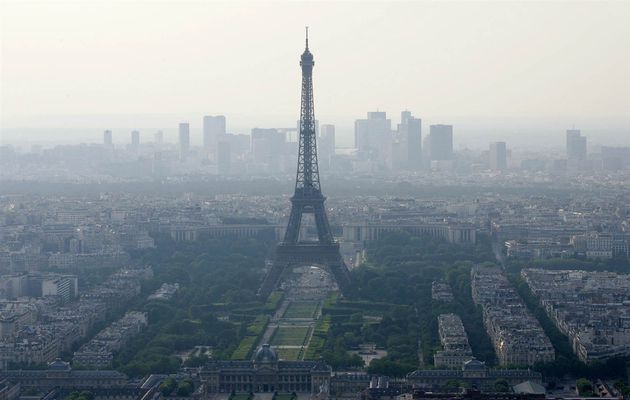 Paris exceeded the World Health Organization's (WHO) recommended safe level.,