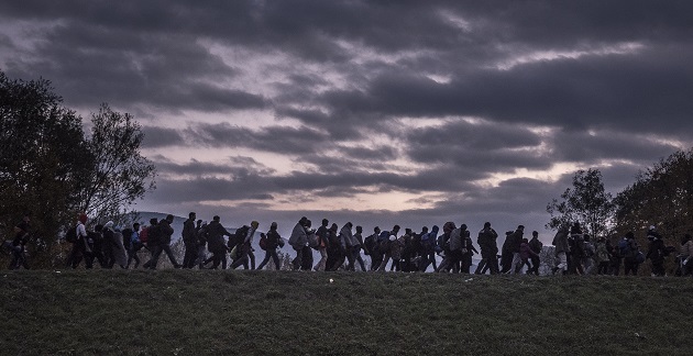 Asylum seekers in Eastern Europe. Photo: Sergey Ponomarev,refugees, myths