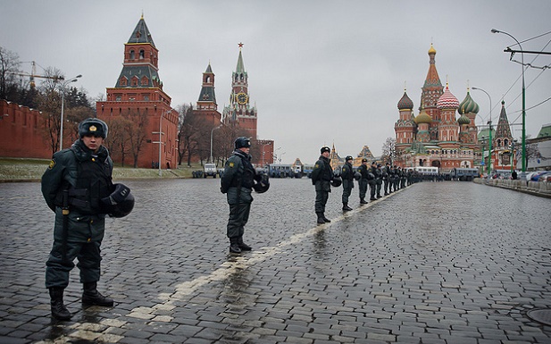 Police in Moscow, Russia. / Evgeniy Isaev,russia, evangelicals, police