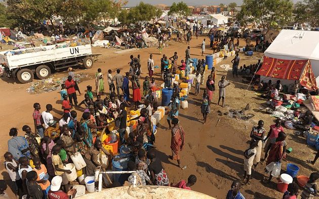 1,000 internally displaced people had fled its protection as violence hit areas near their camps./ Reuters,