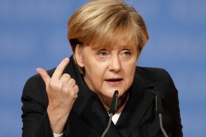 German Chancellor Angela Merkel.