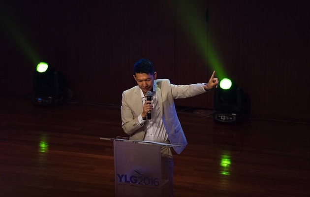 Michael Oh, CEO of the Lausanne Movement, speaking in Jakarta during the YLG 2016 conference. / Lausanne Movement,