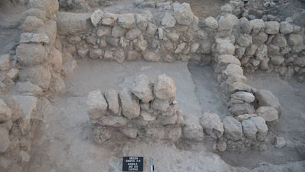 A building dated to 10th century Gezer, the era of King Solomon. / Haaretz