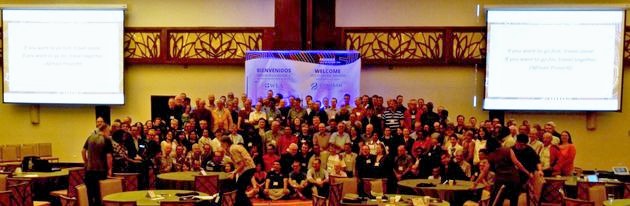 Group photo of the 2016 World Evangelical Alliance Mission Comission Consultation, in Panamá. / WEA,