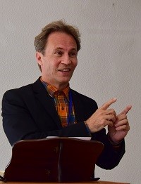 Timo Keskitalo spoke on refugees and the response of churches. / Herman Spaargaren