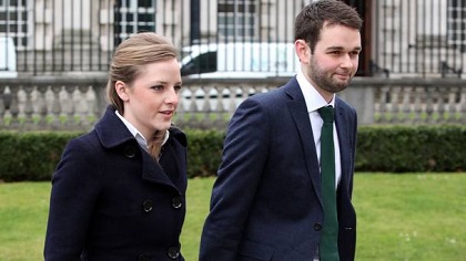 Ashers Bakery general manager Daniel McArthur and his wife Amy. / Belfast Telegraph