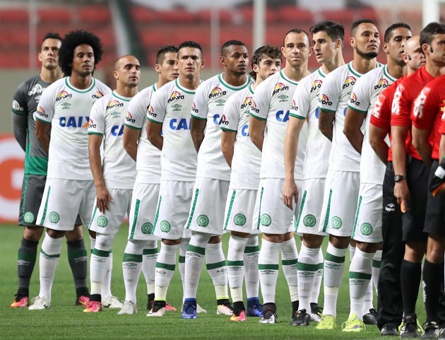 chapecoense, jugadores