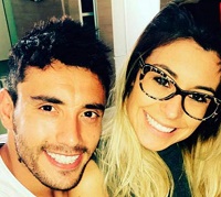 Alan Ruschel and wife Amanda. / Instagram