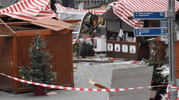 The Christmas market in Berlin, closed after the attack. / Agencies,