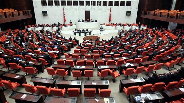 General view turkish parliament.,