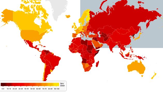 Corruption Perceptions Index. / TI,