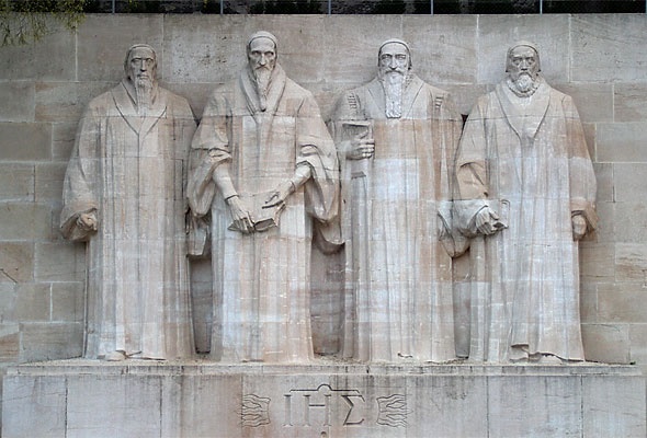 The Reformation Wall, in Geneva. / Paul Landowski, Wikimedia (CC),