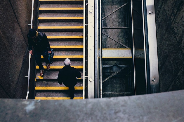 Photo: Andrew Branch (Unsplash, CC),city, stairs