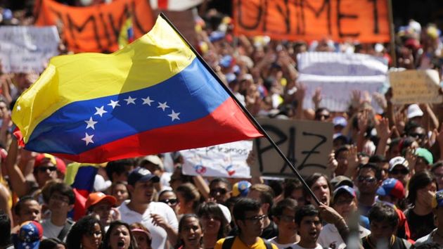 Demostrations in Caracas. / Hoy,