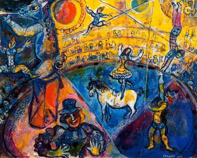The circus, by Marc Chagall. / Wikimedia (CC),chagall
