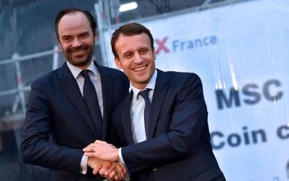 The new Prime Minister, centrist Édouard Philippe.