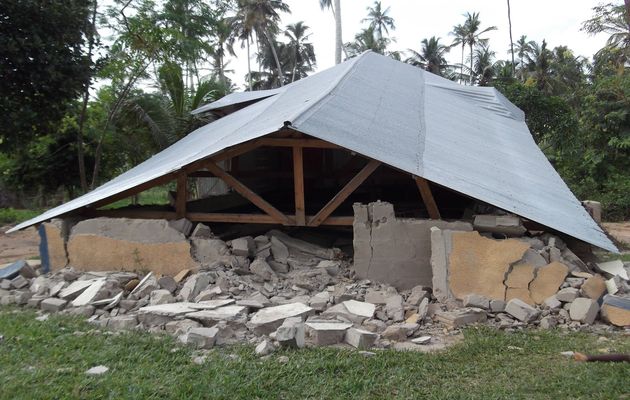 Churches n Zanzibar have been attacked for years. This  Assemblies of God building was destroyed in 2013. / MSN,