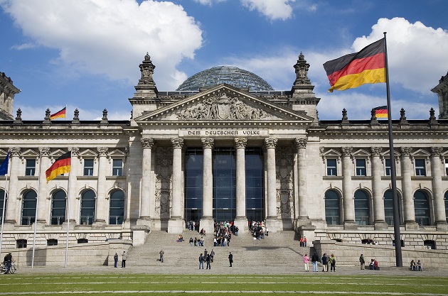 The Bundestag, Germany's national parliament. / J. Royan (CC),